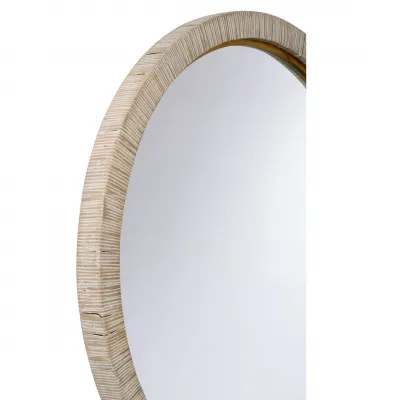 Stately Round Mirror