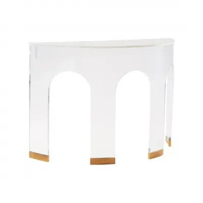 Marble and Acrylic Demilune