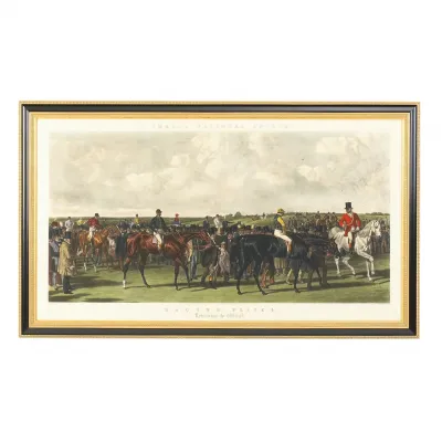 Fores Racing Ret/Weig Hand Colored Engraving