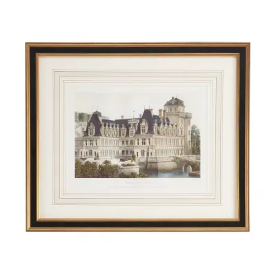 Chateau De Villandry Lithograph Print
