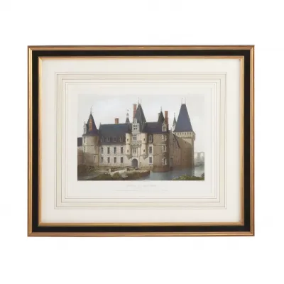 Chateau De Mainlenon Lithograph Print