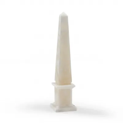 Alabaster Obelisk Cream Small