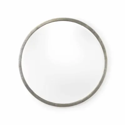 Round Mirror Silver Large