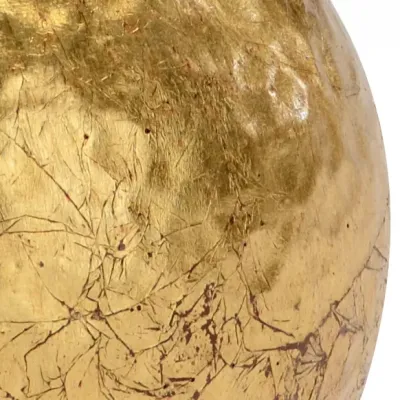 Hammered Ball Gold Small