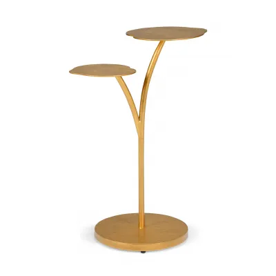Leaf Side Table Gold