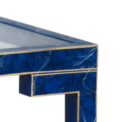 Decker Side Table Lapis
