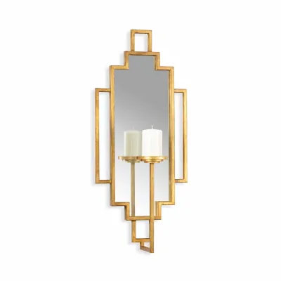 Gold Hampton Candle Sconce