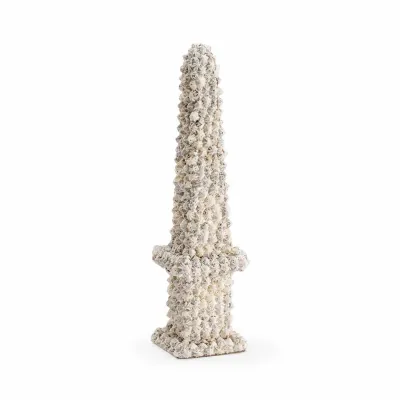 White & Black Shell Obelisk