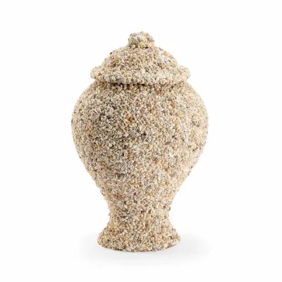 Shell Covered Urn