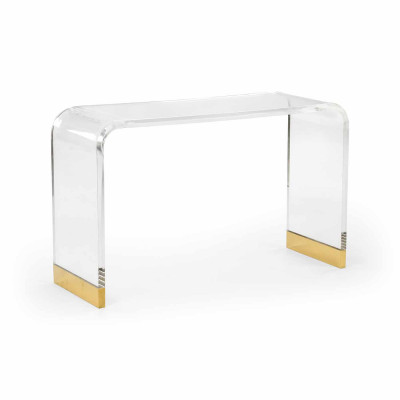 Acrylic Waterfall Console