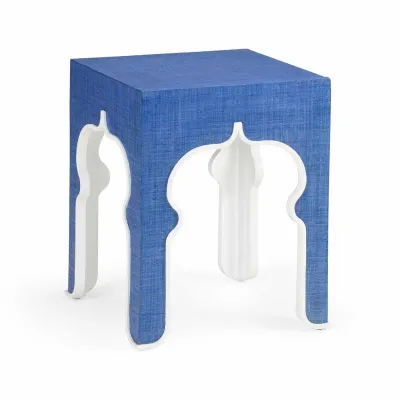 Moroccan Side Table Blue