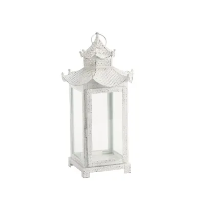 Birch Lantern White Large