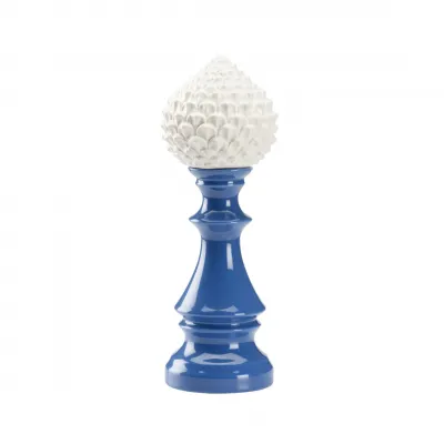 Artichoke Finial Blue Large