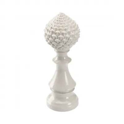 Artichoke Finial Gray Large