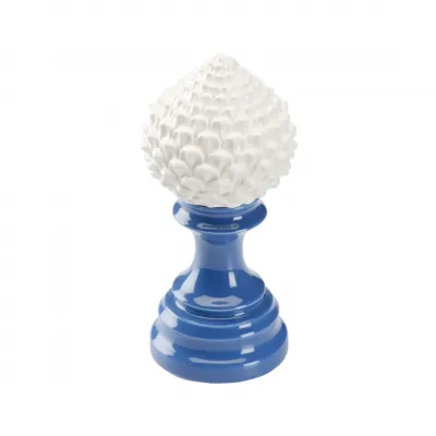 Artichoke Finial Blue Small