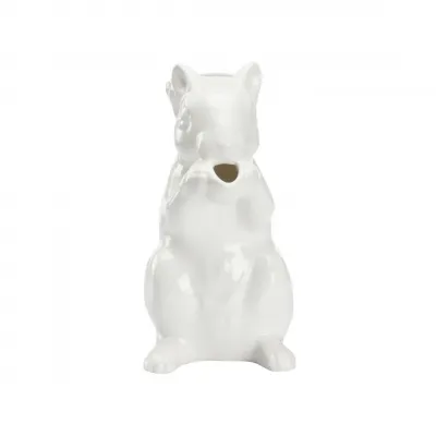 Squirrel Pitcher White