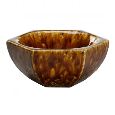 Tortoise Hexagonal Bowl Ceramic