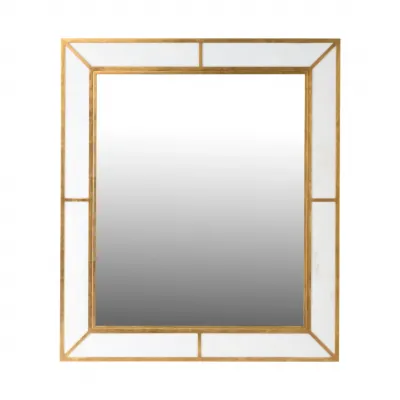 Madison Marbleized Mirror Brass