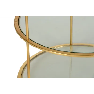 Regal Side Table Gold