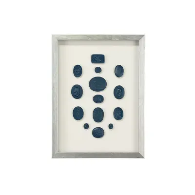 Intaglios In Blue I