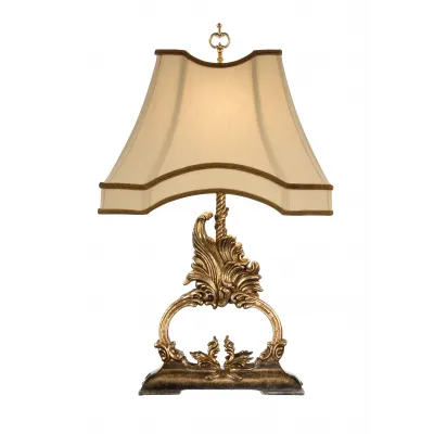 Gilt Flourish Lamp