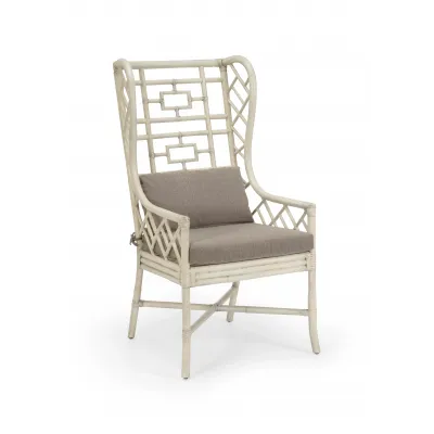 Gwyneth Wing Chair White