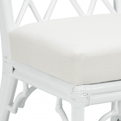 Wild Palm Side Chair White