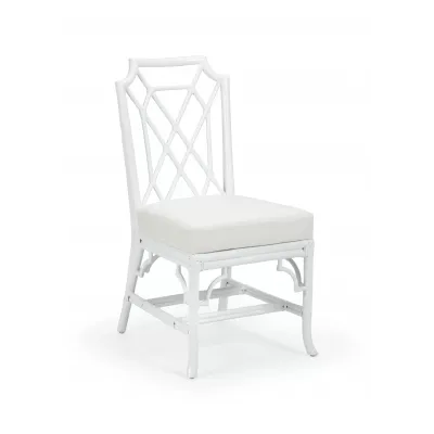 Wild Palm Side Chair White