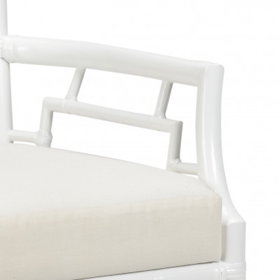 Wild Palm Armchair White