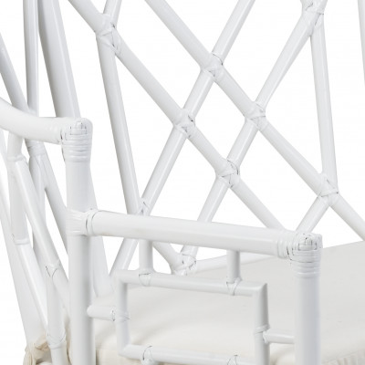 Wild Palm Settee White