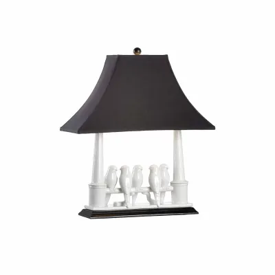 Budgies Lamp White