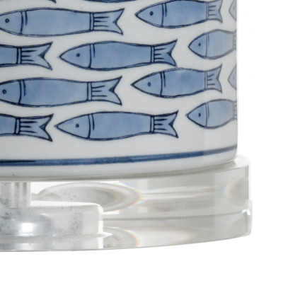 Fish Tail Lamp Blue