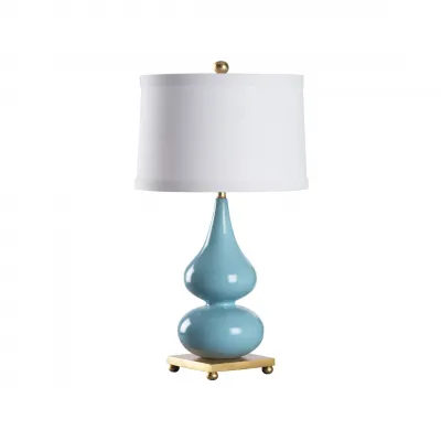 Whitney Sky Blue Lamp