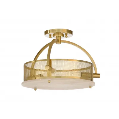 Moon Ceiling Light Brass