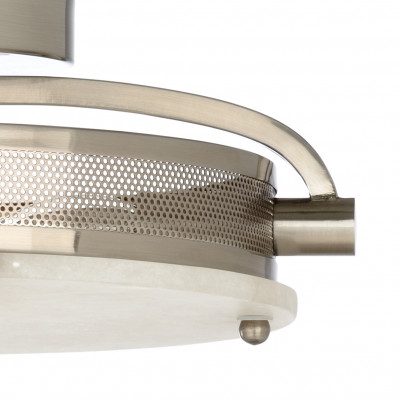 Moon Flush Mount Nickel