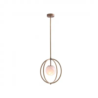 Donata Bronze Marble Pendant