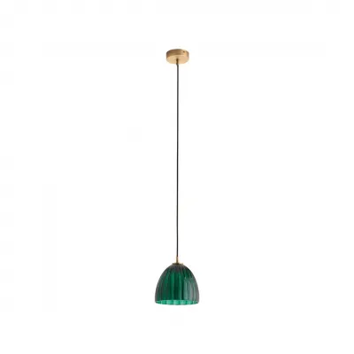 Caterina Emerald Green Single Pendant