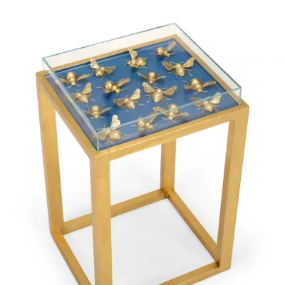 Flutter Side Table Blue