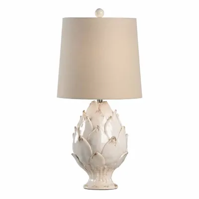 Artichoke Lamp White