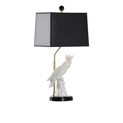 Hope Parrot Lamp White Right Facing