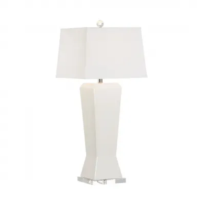 Albion Table Lamp White