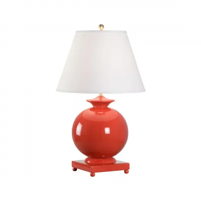 Opus Red Ceramic Lamp