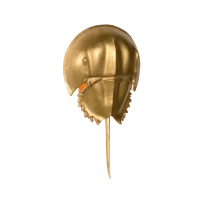 Horseshoe Gold Crab Sconce