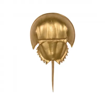 Horseshoe Gold Crab Sconce