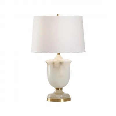 Alabaster Urn Lamp