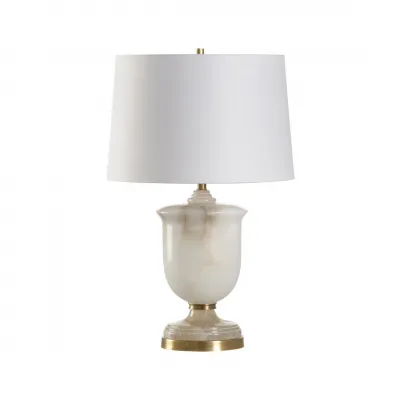 Alabaster Urn Lamp