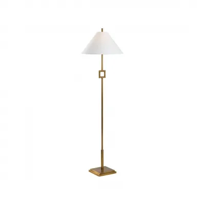 Overhill Aged Brass Floor Lamp