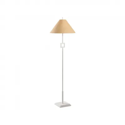 Overhill Matte White Floor Lamp
