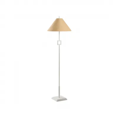 Overhill Matte White Floor Lamp