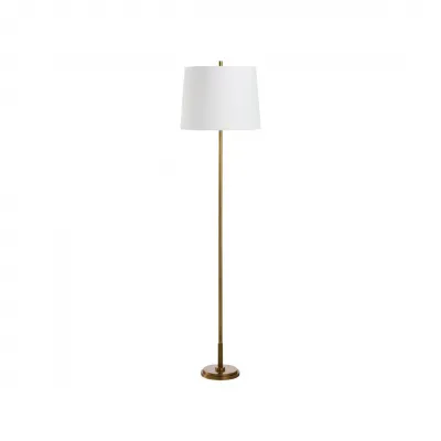 Underwood Aged Brass Floor Lamp